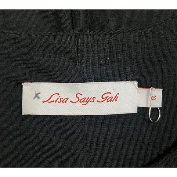 Lisa Says Gah Elegant Black Mini Dress - Picture 5 of 7